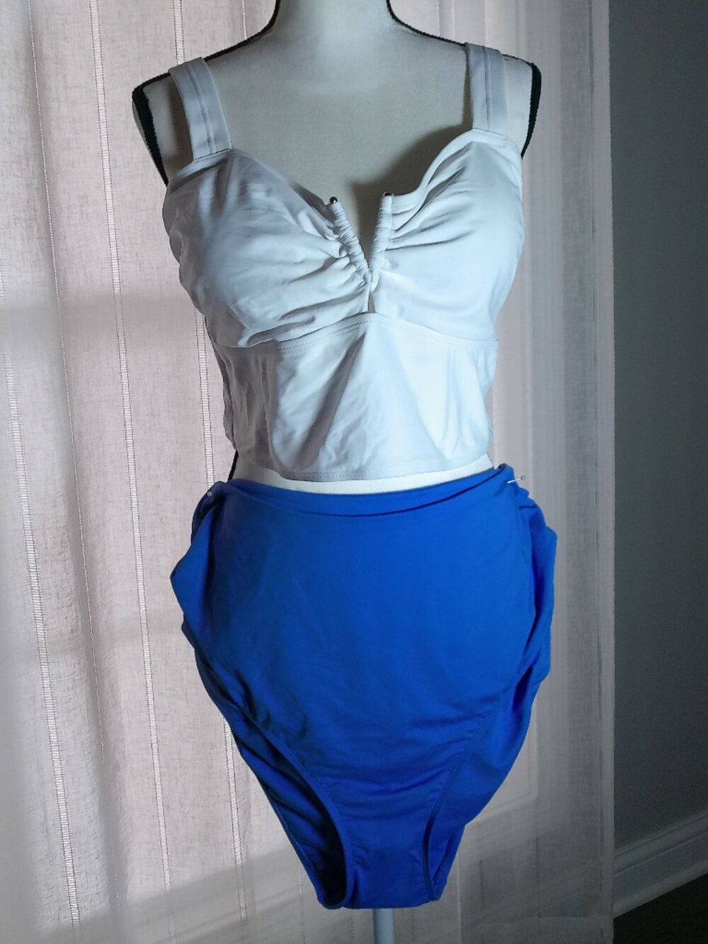 Grapent SwimSuit Tankini Top & Anne Cole Side Rushed Bottoms NWT 2X/20